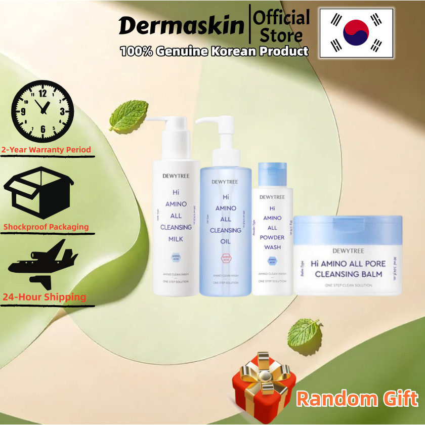 [DEWYTREE] Sữa rửa mặt Hi Amino All Enzyme 50g / Dầu rửa mặt toàn bộ 200ml / Kem làm sạch sâu Amino 