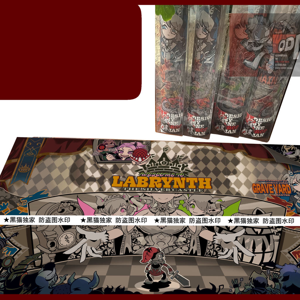 [Black Owl Brand-Firefly] Yu-Gi-Oh-Exclusive Được ủy quyền Mat-Silver City Big Sister Card Mat Độc q