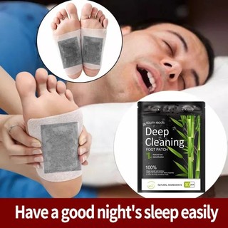 Hộp 10 Miếng Dán Chân Thải Độc Nhật Bản Deep Cleaning Foot Patch, Miếng Dán Thải Độc Chân
