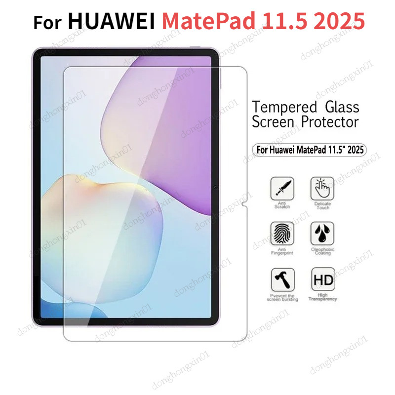 Dành Cho HUAWEI MatePad 11.5 2025 2024 2023 Bảo Vệ Màn Hình Chống Trầy Xước 9H Kính Cường Lực HD Phi