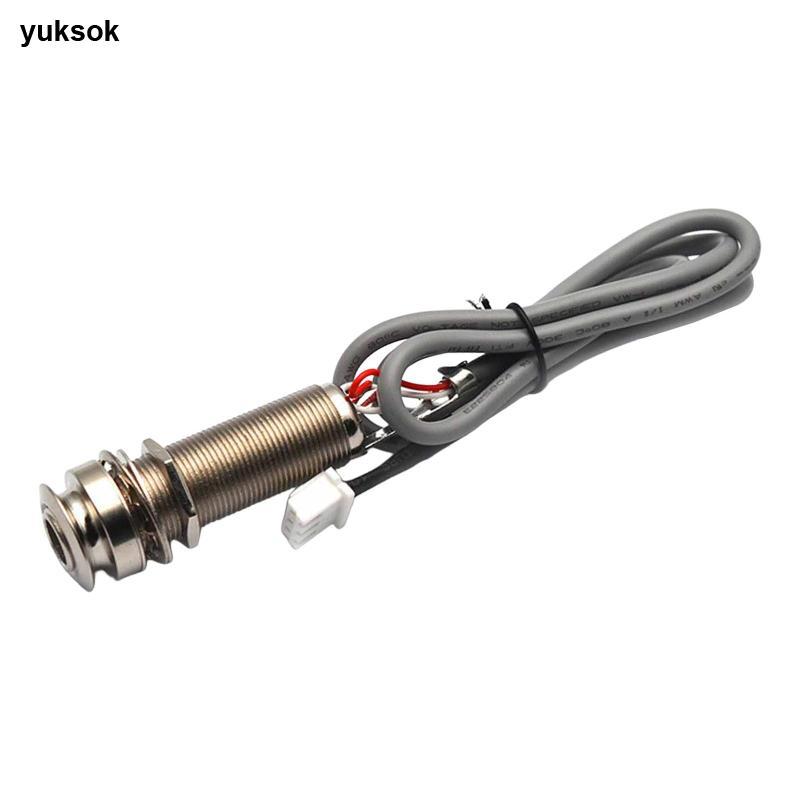 Jack Guitar Điện Acoustic Đàn Guitar Điện Endpin Đầu Ra Jack Dây Dây Dây Nút Jack Kết Nối Cáp An Toà