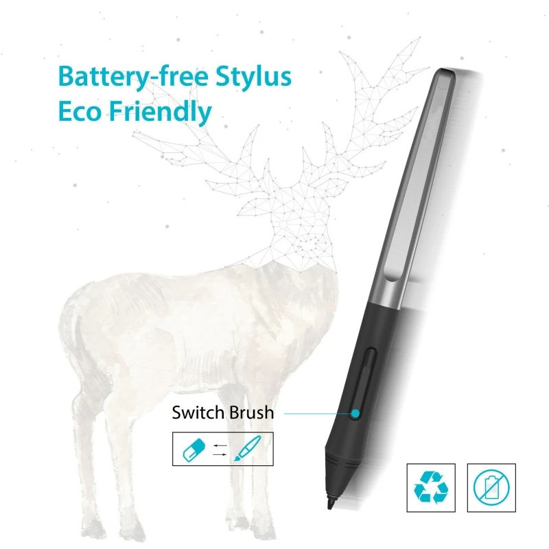 Bút Stylus PW100 Bút Kỹ Thuật Số Không Pin Cho Huion H640P / H950P / H1060P / H1161 / HC16 / HS64 / 