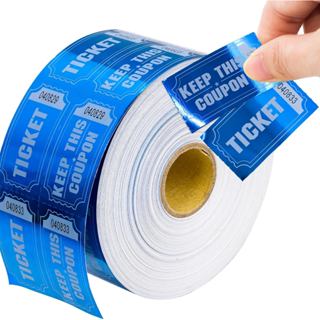 Ceiba cây 1000 Raffle Vé Cuộn Đôi Kim Loại Giấy Xanh Lá Vé Cho Sự Kiện Lễ Hội Lớp Nhập Giải Thưởng Giáng Sinh Chúc Mừng Ngày Lễ Tiếp Liệu