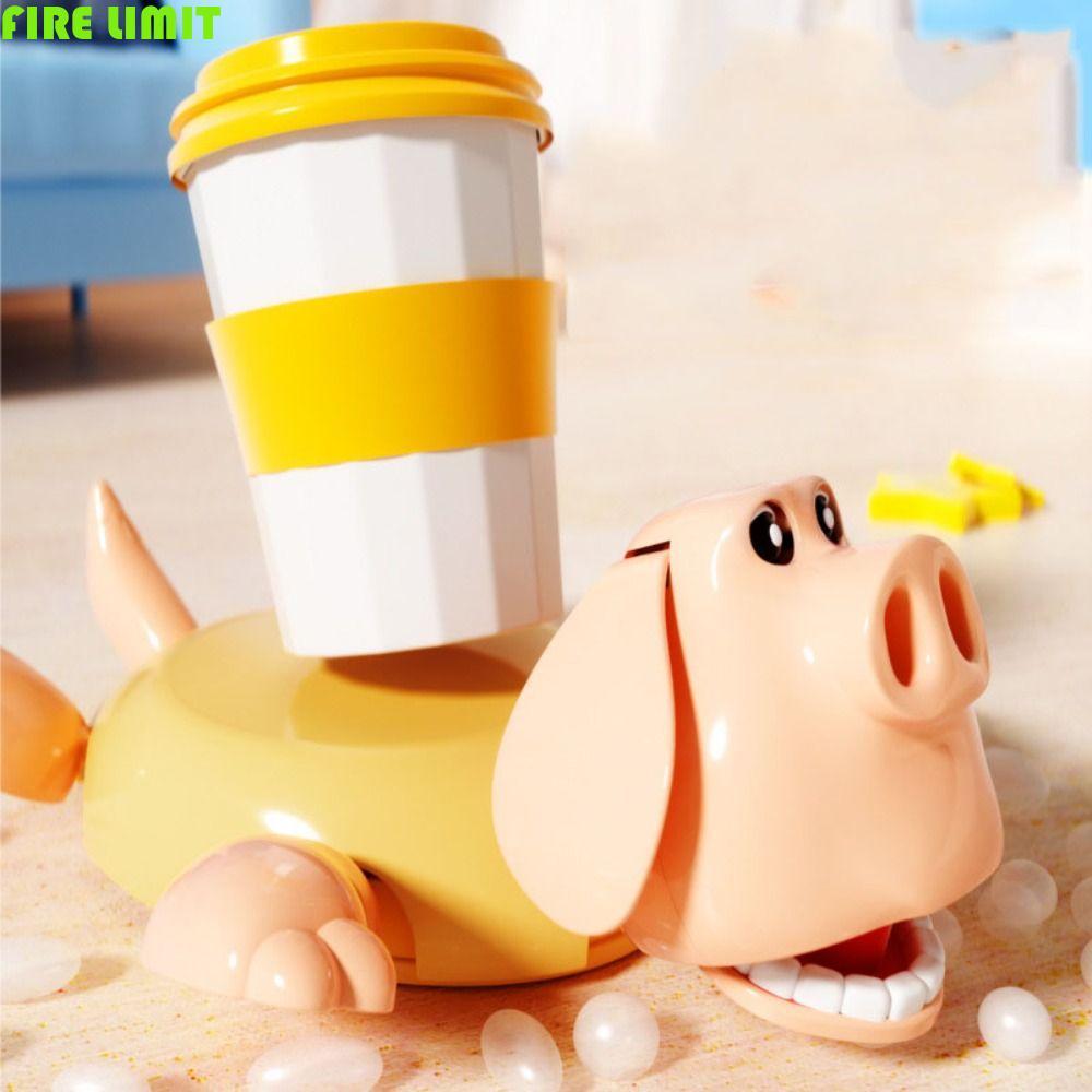 FIRE LIMIT Piggy Cup Pad Đồ chơi Quirky, Piggy ABS hoảng loạn Coaster, Piggy cách nhiệt Thảm trang t