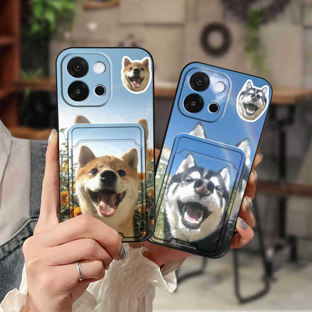 Hộp đựng thẻ cho chó 1 + 13T / OnePlus13T / OnePlus13T / OnePlus13T / 1 + 13S Vỏ điện thoại Vỏ mềm S