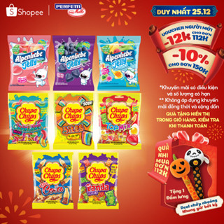  COMBO MIX vị kẹo dẻo 90g Chupa Chups và Alpenliebe  Topmix,Sourbites,Crawler,Cola,Panda,Sea,Peaches,Grapes  