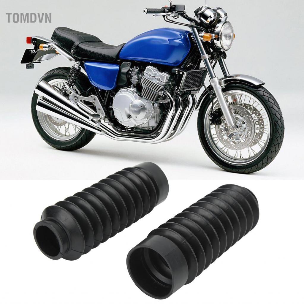Tomdvn Bộ giảm xóc xe máy có 2 chiếc Fork Boot thay thế phù hợp cho CL400 CB400 CB500 CB400ss