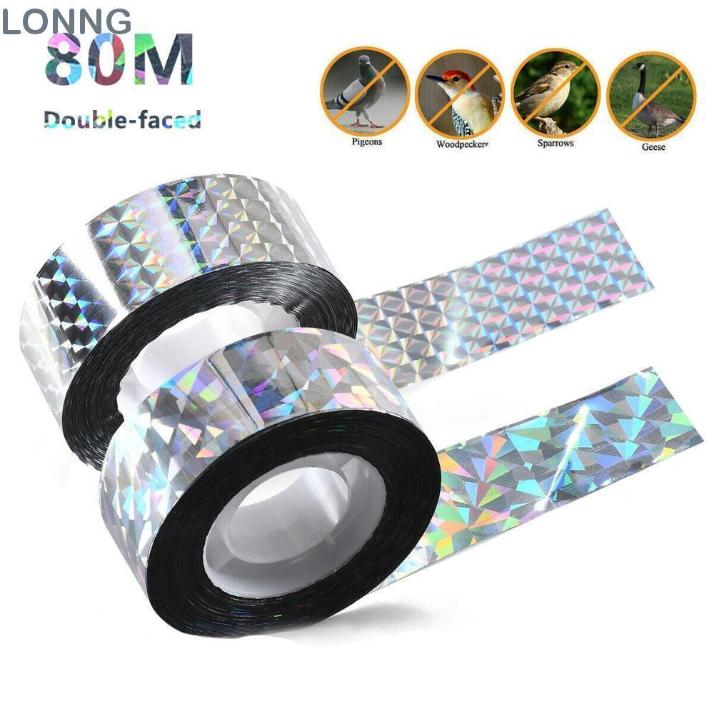 LONNG Chim đuổi băng Orchard Garden Ngoài trời Bãi cỏ Phản quang Repeller Scare Ribbon