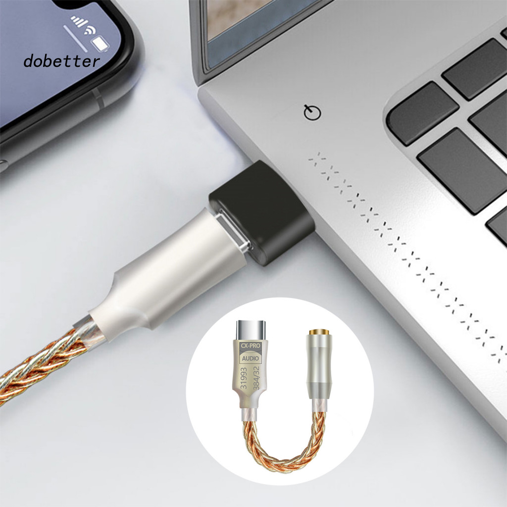 < Dobetter > Bộ khuếch đại tai nghe di động Bộ khuếch đại tai nghe Usb Type-c 3,5 mm Cx31993 Hifi Da