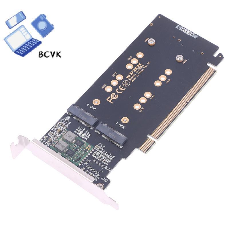 [BCVK] 1 CÁI m.2 X16 ĐẾN 4X NVME PCIE3.0 GEN3 X16 ĐẾN 4 * NVME THẺ RAID PCI-E VROC RAID Hyper M.2X16