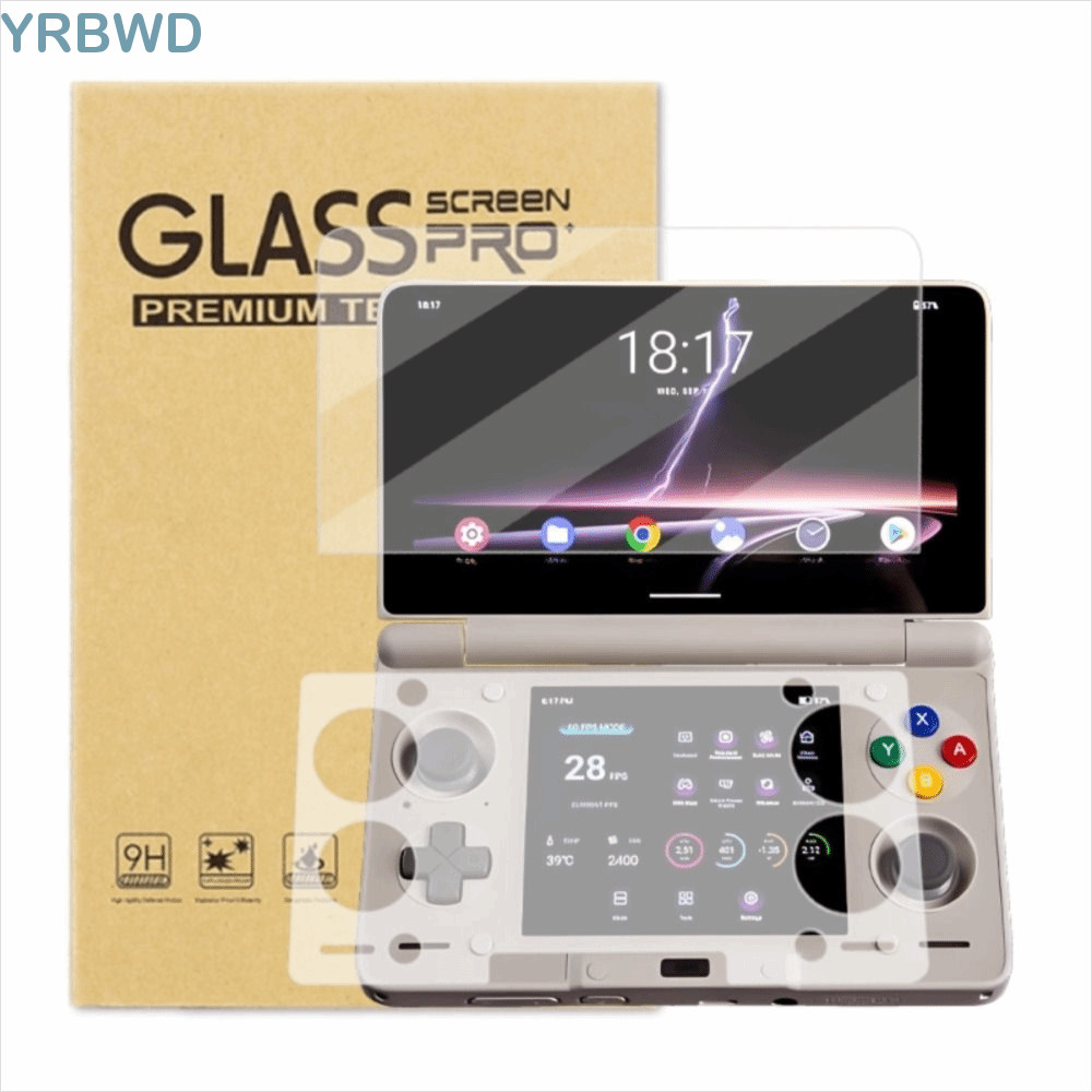 YRBWD Kính cường lực AYN THOR Bảo vệ màn hình 9H chống trầy xước HD toàn màn hình cho máy chơi game