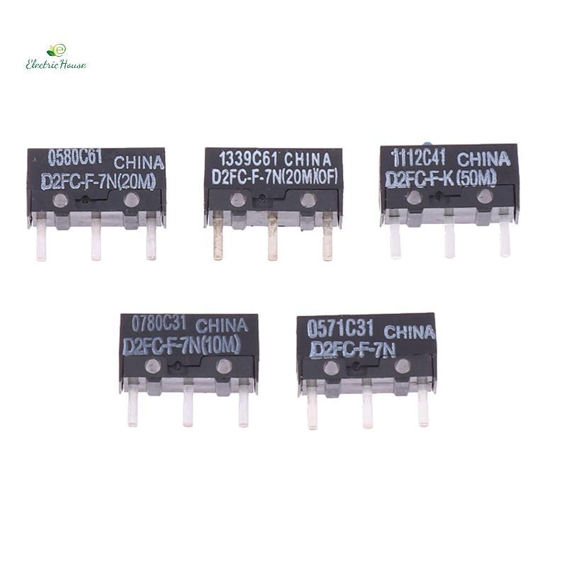 [Nhà Điện] 2 Chuột Micro Switch D2FC-F-7N 10M 20M D2FC-F-K (50M) -RZ D2F D2F-01 D2F-01F D2F-L D2F-01