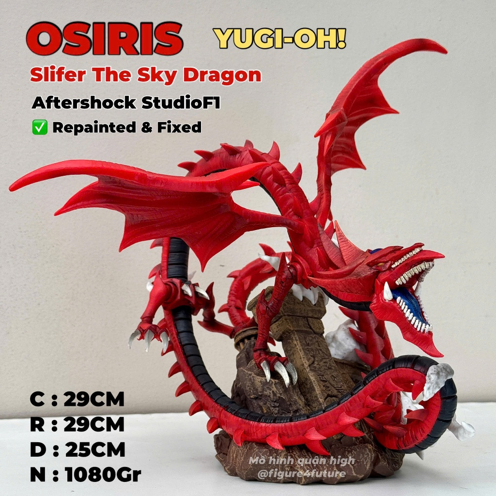 Mô hình rồng thần Osiris Yugi-Oh cao 29cm - Mô hình rồng Osiris của Yugi Vua trò chơi , Aftershock