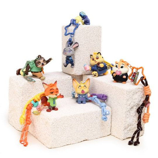 Judy Nick Fox Miu Series Package Pendant Zootopia Doll Keychain Couple Gift rKCP