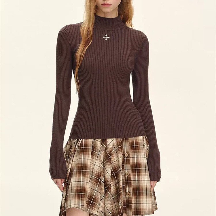 Moses Queen áo sơ mi đầu thu, dáng slim-fit, co giãn và dài tay