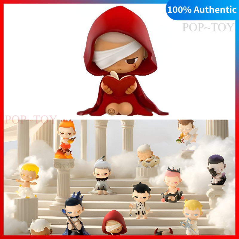 POPMART KUBO Angel's Poem Series Figures pop mart kubo v6 blind box collectible figurine decorative 