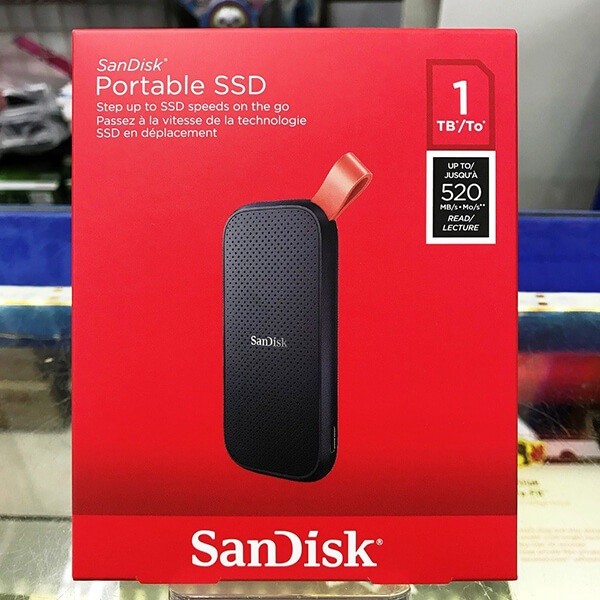 Ổ cứng di động SSD Sandisk Portable 1TB / 2TB E30 800MB/s ‎- Bảo hành 3 năm