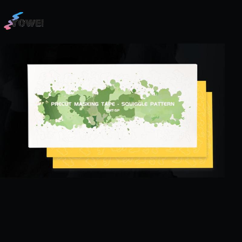 YOWEI Precut Masking Tape PMT-H03 3mm PMT-H05 5mm PMT-H07 7mm PMT-H09 9mm PMT-SP Squiggle PMT-DC DIY