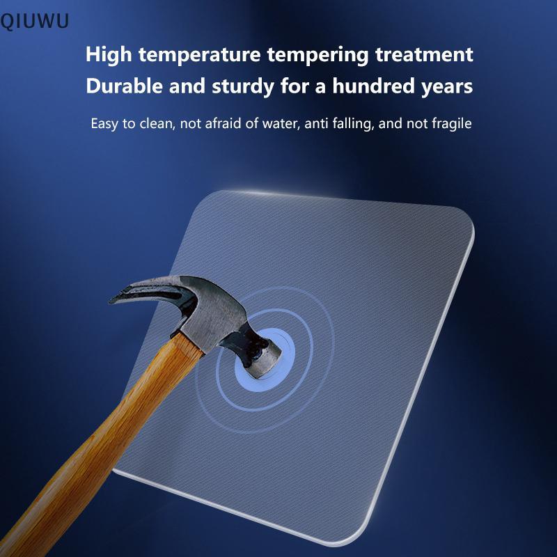 QIUWU Kính Trong Suốt Chơi Game Quang Miếng Lót Chuột E-Sport FPS Game Thủ Phụ Kiện Chuột Thảm Mouse