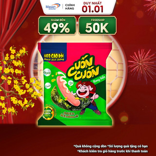  Xúc Xích Tiệt Trùng Heo Cao Bồi Cuốn Cuốn Rong Biển Gói X  3Cây X 13Gr + 1Gói Xốt 5.5Gr + 1Gói Rong Biển 2Gr + 1Gói Hạt 