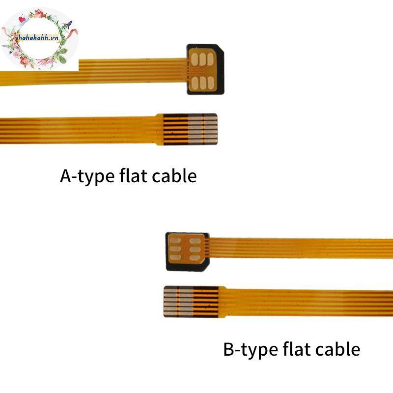 Haha Nano 4FF Bộ Chuyển Đổi Thẻ Sim Cáp Nối Dài FPC Sang Nano 4FF Micro 3FF Tiêu Chuẩn 2FF Sim Usim 