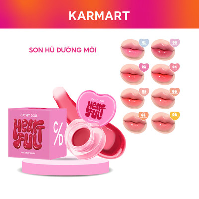 Son Dưỡng Môi Có Màu CATHY DOLL HEARTFUL COLOR LIP MASK Hỗ Trợ Dưỡng Ẩm Và Tăng Độ Đàn Hồi Cho Môi 7g