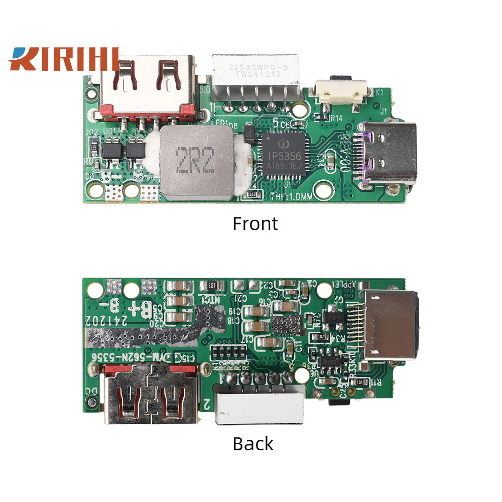 RIRIHI Mô-đun sạc siêu nhanh 22,5W IP5356 Mô-đun sạc nhanh Power Bank DIY Mainboard