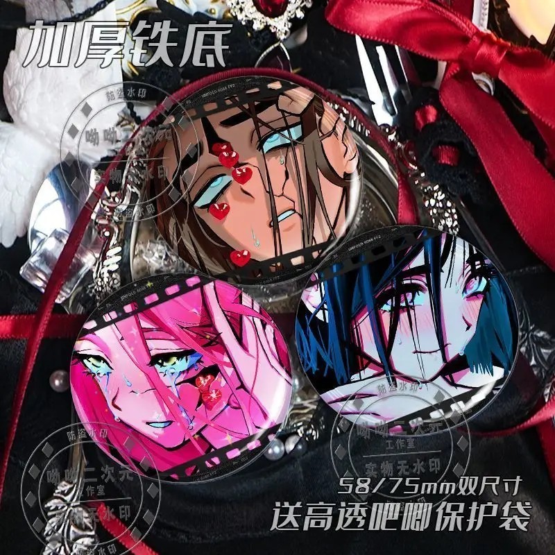 Huy hiệu Alien Stage anime badge ghim cài áo balo 58mm Hyuna Mizi Sua Ivan Till phụ kiện trang trí s