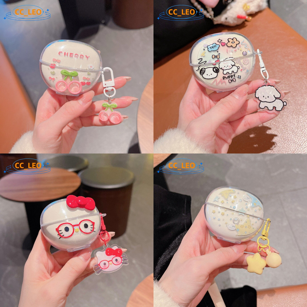 Case for Lenovo LP25 Clear Soft Shell Cartoon Bracelet Cute Keychain Pendant Suitable for Lenovo LP2