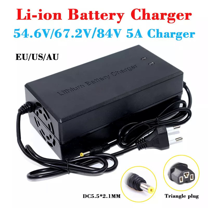 Bộ sạc lithium-ion 48V đến 84V 5A, phù hợp với ebike và xe tay ga JSSL U5ZS