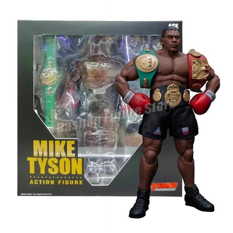 18cm Quyền Anh Vô Địch Mike Tyson Nhân Vật Hành Động PVC Sưu Tập Búp Bê Tròn Cuối Cùng Boxer Tyson H