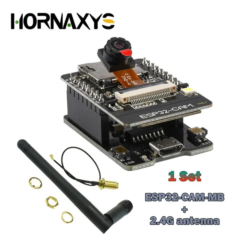 ESP32-CAM ESP32-CAM-MB MICRO USB ESP32 Nối tiếp đến WiFi ESP32 CAM Ban phát triển CH340 CH340G 5V Bl
