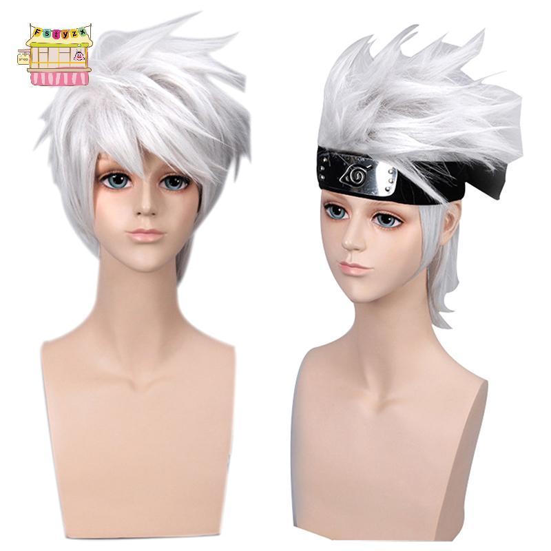 Nhân vật anime Hatake Kakashi tóc bạc - Tóc giả cosplay