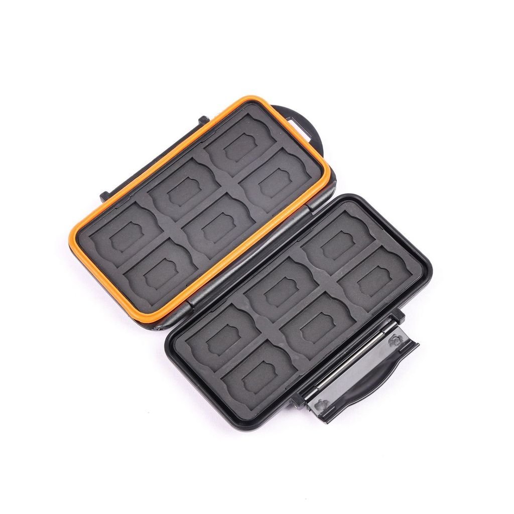 Ba Lô LE-48 Hộp Đựng Thẻ Nhớ 12SD Thẻ Camera 12TF Điện Thoại Di Động Thẻ Nhớ Hộp Chống Ẩm Chống Thấm