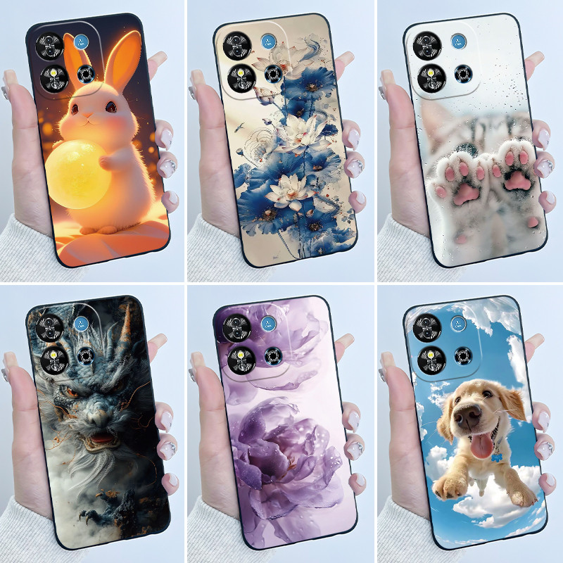 Ốp Lưng Cho Oukitel C57 Pro C57 Plus Ultra C57S BLU J12 Ốp Điện Thoại Thẩm Mỹ Sang Trọng Dễ Thương T