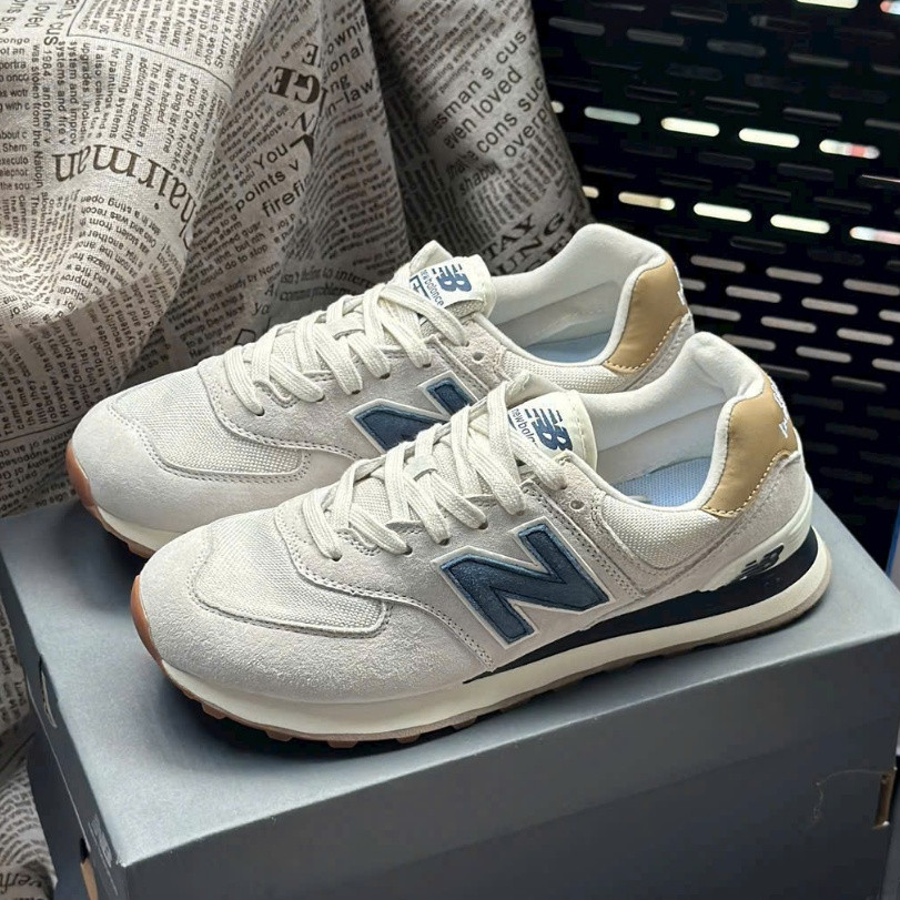 [Chính Hãng] Giày Thể Thao_Newbalance 574 Xám Navy Cực Hot Cho Nam Nữ.
