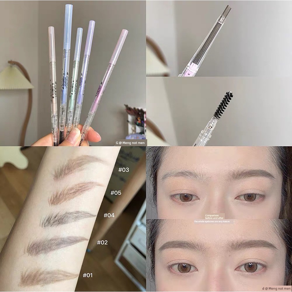 chì kẻ lông mày chì kẻ mày Flortte Flortte Flortte Bút Chì Lông Mày Flortte Nữ Chống Thấm Nước Chống