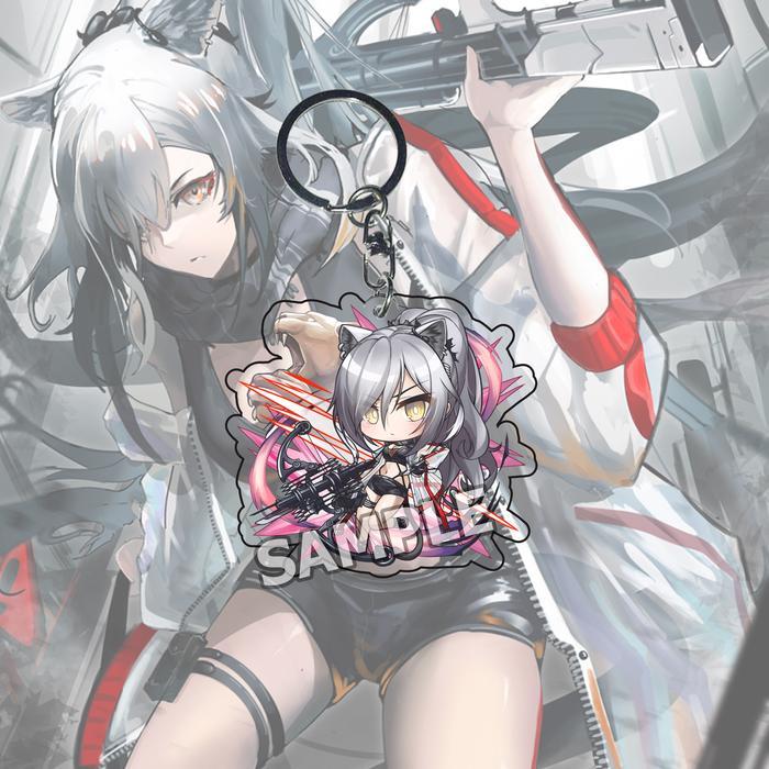 Gantungan Kunci arknight schwarz 01 - Key Chain - Ganci