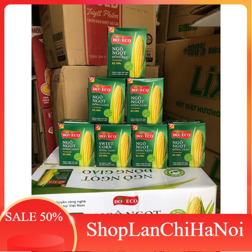 Thùng Ngô Hạt Đồng Giao DOVECO  24 Hộp 450 g- CHÍNH HÃNGo Lan Chi