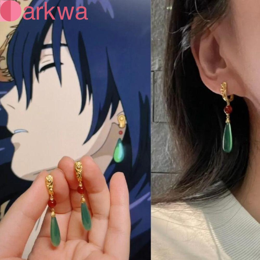 Kẹp tai DARKWA Green Howl 's Moving Castle Phù hợp hàng ngày