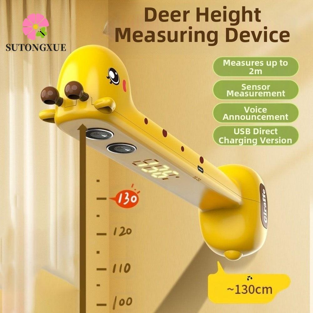 Máy ghi đo chiều cao SUTONGXUE, Máy đo chiều cao siêu âm có độ chính xác cao thông minh, Đo nhanh Máy đo chiều cao điện tử siêu âm tự động cầm tay Sử dụng tại nhà