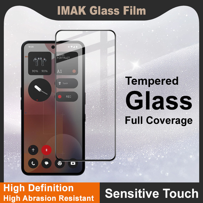 For Nothing Phone 3a Pro / Nothing Phone 3a - IMAK HD Clear Full Coverage Kính cường lực bảo vệ màn 