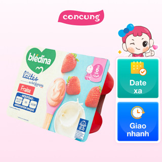 Thực phẩm bổ sung: Sữa chua Blédina mini lactés vị dâu