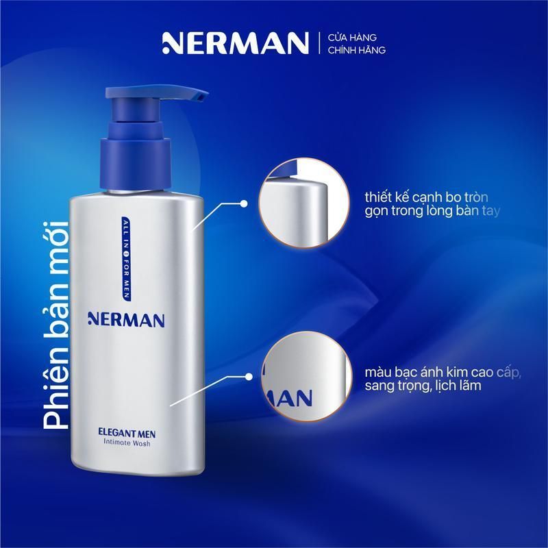 (SẢN PHẨM HÓT) Dung dịch vệ sinh nam giới Nerman Elegant Men Nerman hương nước hoa 100ml/ chai