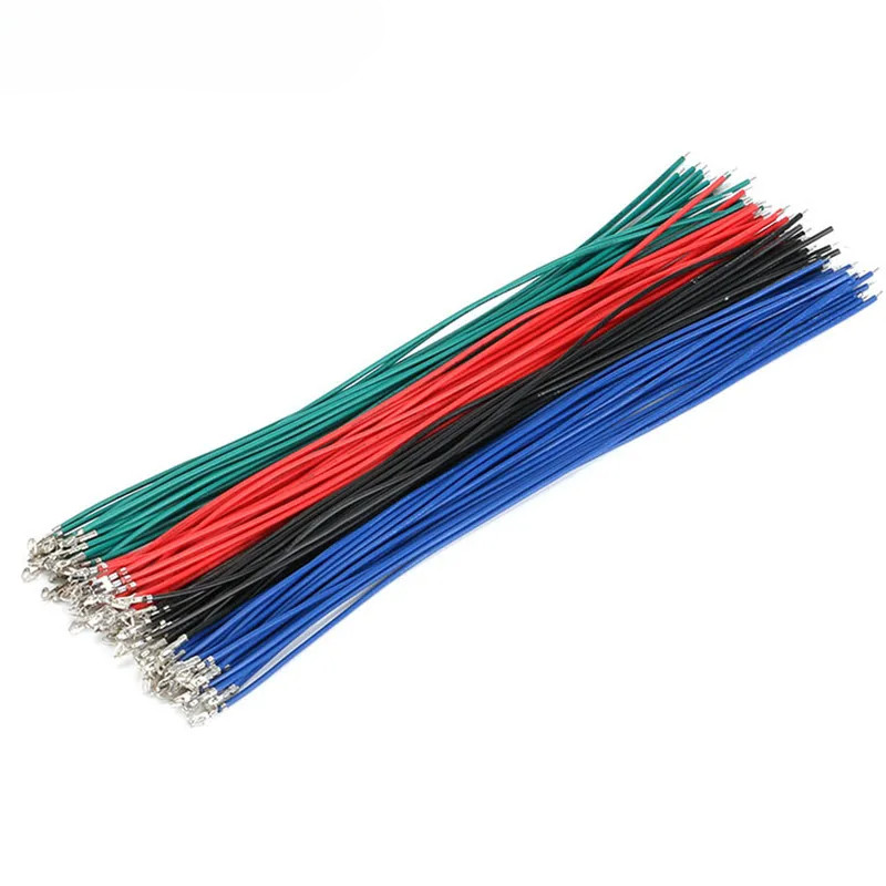 100 Cái / lốc KF2510 Dòng Đơn Đầu Lò Xo Dây Điện Tử Dây Kết Nối 20CM 24AWG KF2510 Cáp Đầu Cuối