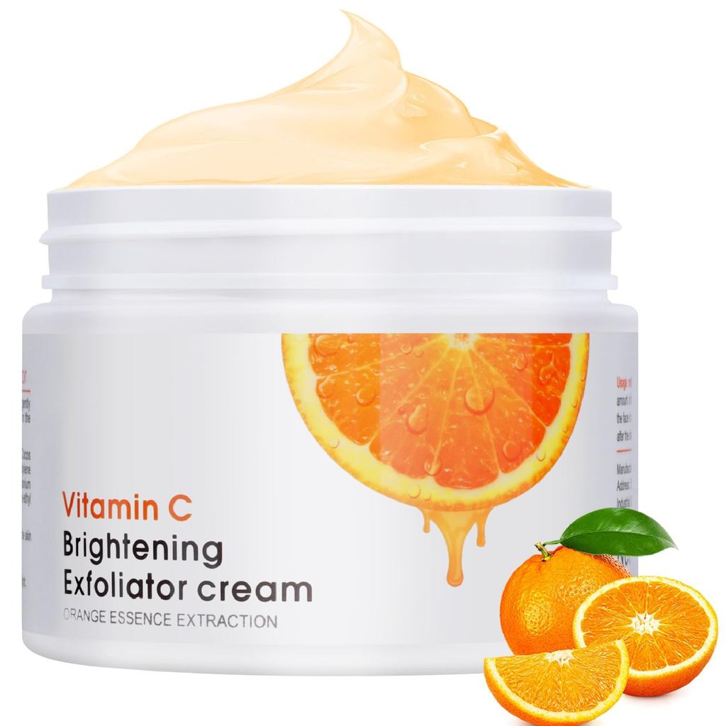 Vitamin C Face Scrub Face Exfoliator Scrub Brightening Facial Scrub Tẩy tế bào chết rửa mặt Microder