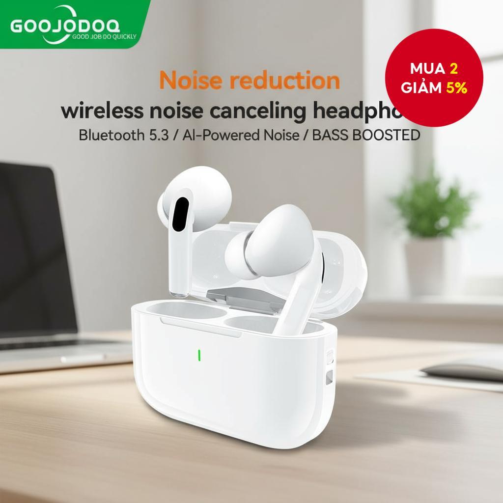J206 Tai nghe không dây Bluetooth 5.3 với micro tích hợp, âm thanh độ trung thực cao, chống ồn chủ đ