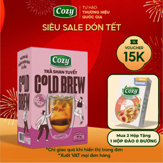   MUA 2 TẶNG 1  Trà Shan Tuyết Cozy ColdBrew Trà Ủ Lạnh Nhanh 20 Phút Thơm Đậm Vị Trà Thanh Mát Không Đường 