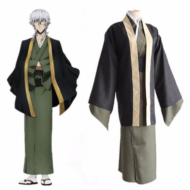 Trang phục cosplay anime Bungo và chó Fukuzawa Yukichi, phù hợp cho Halloween hay Giáng sinh