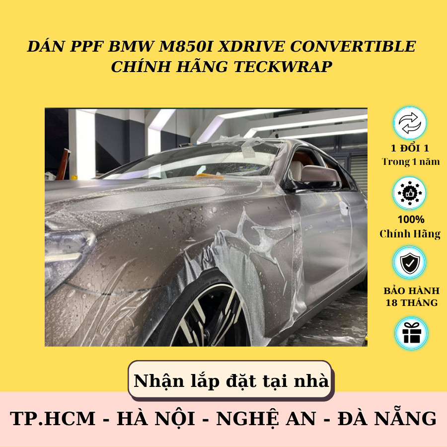 [New] Dán PPF BMW M850i xDrive Convertible Chính Hãng Teckwrap